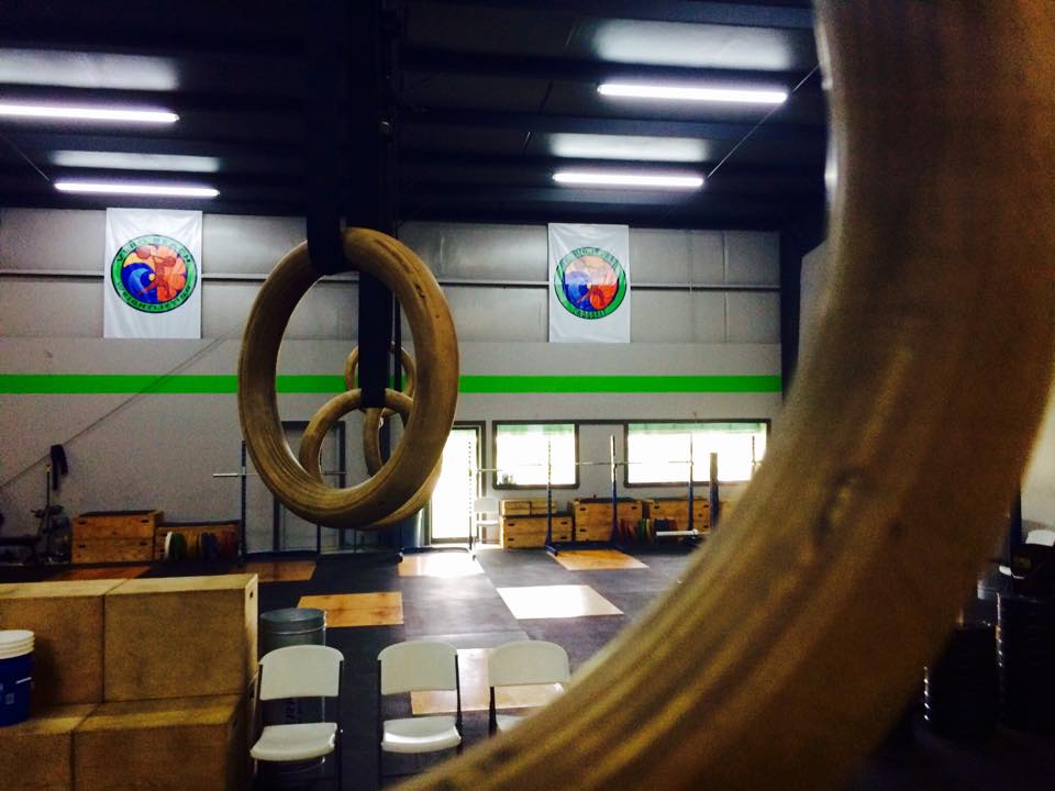 The Vero Beach Weightlifting training floor